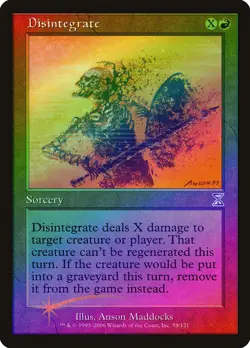 Disintegrate FOIL Time Spiral - Timeshifted NM Red Special MAGIC CARD ABUGames - Image 1