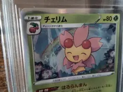 Pokemon Cards promo Holo 006/184 cherrim ar sr ex graded slab card gold art b32 - Image 2