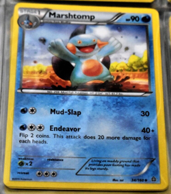 Marshtomp # 34/160 XY Primal Clash Set Pokemon Trading TCG Game Cards NM/MINT - Image 1