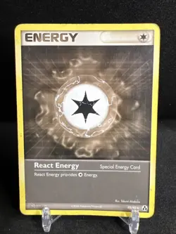 React Energy 82/92 Non Holo Uncommon Pokemon Card 2006 - Image 1