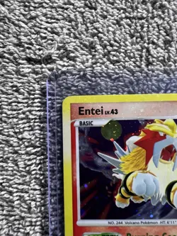 Pokemon TCG Entei LV.43 4/132 Secret Wonders Holo Rare Card LP - Image 2