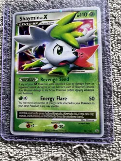 Pokemon TCG Shaymin LV.X 127/127 Platinum Holo Rare Card LP - Image 1