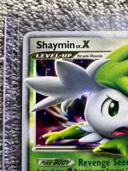 Pokemon TCG Shaymin LV.X 127/127 Platinum Holo Rare Card LP - Image 2