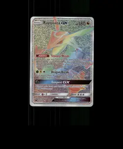 FAN-ART READ DESCRIPTION BELOW SPARKLING HOLO Rayquaza Card Pokemon Card p2 - Image 1