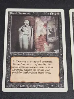 2x Royal Assassin Revised Edition Mtg Magic Rare HP - Image 2
