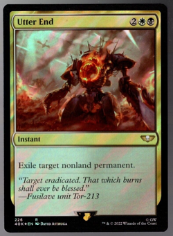 Utter End 226 Rare Surge Foil Warhammer 40K MTG NM - Image 1