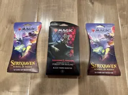 Magic The Gathering D&D Forgotten Realms Black Theme A, Strixhaven - Mages MTG - Image 1