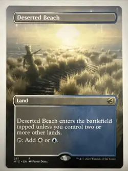 Deserted Beach (Borderless) Innistrad: Midnight Hunt Regular - Image 1