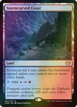 MTG Stormcarved Coast Foil ** Innistrad: Crimson Vow ** English - Image 1
