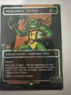 Michelangelo, the Heart (0092) (Borderless) (Surge Foil) Commander: - Image 1
