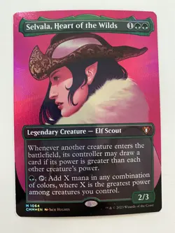MTG Selvala, Heart Of The Wilds (1064) Commander Masters *Textured Foil* NM/MT - Image 1