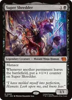 NM Super Shredder, MTG, TMNT, Magic the Gathering, 83 - Image 1
