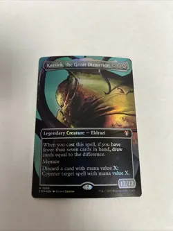 Kozilek The Great Distortion Borderless Foil Card #0668 MTG LP - Image 1