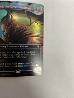 Kozilek The Great Distortion Borderless Foil Card #0668 MTG LP - Image 2