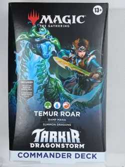 MTG Tarkir Dragonstorm Commander Deck Temur Roar Sealed New - Image 1