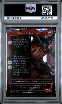 2025 MTG FF SURGE FOIL CLIVE, IFRIT'S DOMINANT/IFRIT, WARDEN OF INFERNO PSA 10 - Image 2
