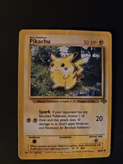 Pikachu 60/64 Pokemon TCG 1st Edition Jungle NM Vintage 1999 Card - Image 1