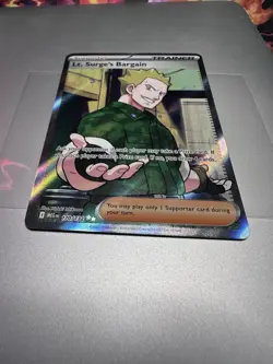 Pokemon TCG Lt. Surge's Bargain Holo Unlimited Rare 170/132 NM Never Played - Image 2