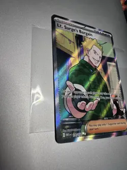 Pokemon TCG Lt. Surge's Bargain Holo Unlimited Rare 170/132 NM Never Played - Image 4