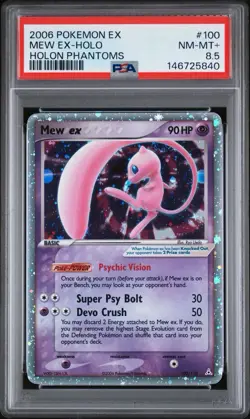 PSA 8.5 100/110 Pokemon Mew EX Holon Phantoms 2006. Low Pop 11! - Image 1