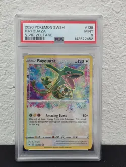 Rayquaza 138/185 Amazing Rare Vivid Voltage - PSA 9 MINT - Pokemon TCG - Image 1