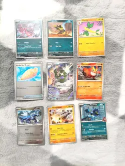 Pokemon 9 Card Bulk Lot | 1 Holo + 8 Common – Authentic TCG Collection (16) - Image 1
