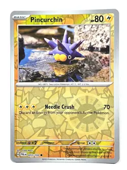 Pincurchin 072/193 Reverse Holo Common Paldea Evolved Pokemon Near Mint NM - Image 1