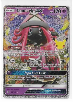 Tapu Lele GX 60/145 Celebrations Classic Collection Rare Pokemon TCG Card NM - Image 1