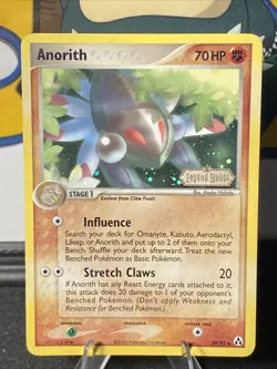 Pokemon TCG Anorith 29/92 Legend Maker Reverse Holo Stamped - Image 1
