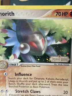 Pokemon TCG Anorith 29/92 Legend Maker Reverse Holo Stamped - Image 3