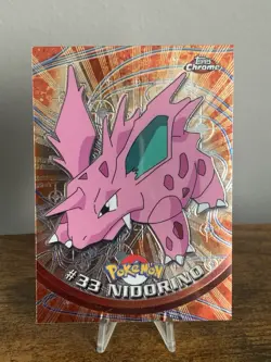 Pokemon Nidorino Pokemon 2000 Topps Chrome #33 - Image 1