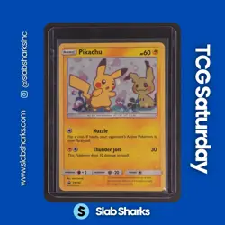 2016 POKEMON SM BLACK STAR PROMO TEAM UP SINGLE PACK BLISTER #SM162 PIKACHU HOLO - Image 1