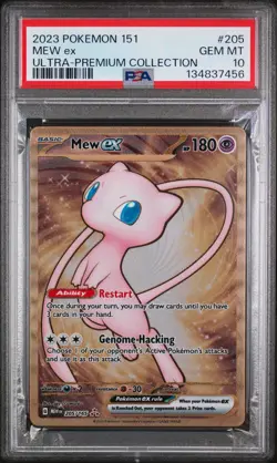 2023 POKEMON 151 ULTRA-PREMIUM COLLECTION #205 MEW EX PSA 10 - Image 1