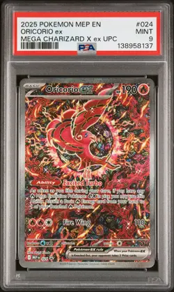 2025 POKEMON MEP PROMO ULTRA-PREMIUM COLLECTION #024 ORICORIO EX PSA 9 - Image 1