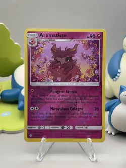 Aromatisse Reverse Holo Rare 142/214 Pokemon TCG Sun & Moon Unbroken Bonds - Image 1