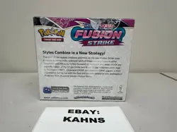 Pokemon Sword & Shield Fusion Strike Booster Box Factory Sealed - Image 2
