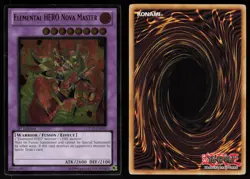 Elemental HERO Nova Master (UTR) GENF-EN093 Ultimate Rare 1st Edition Yu-Gi-Oh - Image 3