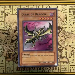 Yu-Gi-Oh! Curse of Dragon Super Rare Unlimited LOB-066 - Image 1