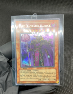 Yu-Gi-Oh! Dark Eradicator Warlock SD6-EN001 *1st Edition Ultra Rare* - Image 3