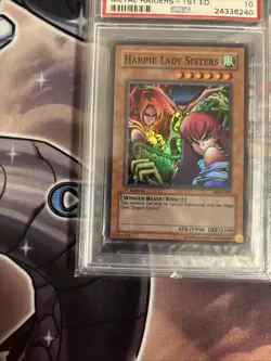 Yu-Gi-Oh! Metal Raiders Harpie Lady Sisters 1st Edition Card MRD-009 PSA 10 - Image 5