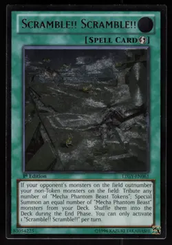 Scramble!! Scramble!! (UTR) LTGY-EN061 Ultimate Rare 1st Edition Yu-Gi-Oh - Image 1