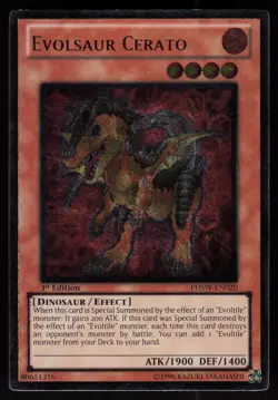 Evolsaur Cerato (UTR) PHSW-EN020 PHSW Ultimate Rare 1st Edition Yu-Gi-Oh - Image 1