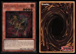 Evolsaur Cerato (UTR) PHSW-EN020 PHSW Ultimate Rare 1st Edition Yu-Gi-Oh - Image 3
