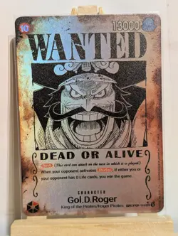 Gol D Roger OP09-118 Wanted Alt One Piece Card Game English - Image 1