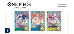 One Piece Heroines Cup Winner sealed ENG Nami P-112 ,Bonney P-113, Robin P-111 - Image 1