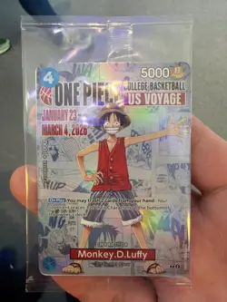 Monkey.D.Luffy (055) (College Basketball US Voyage) P-055 One Piece Promotion... - Image 1