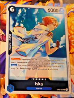 One Piece Card Game Francais Carte Holo Iska EB03-022 FR Mint - Image 1