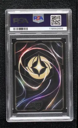 2024 Disney Lorcana - P2 Promos Foil Mickey Mouse Pirate Captain #18/P2 PSA 8 - Image 2