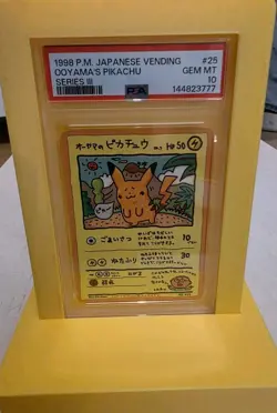 PSA 10 Ooyama's Pikachu Series III Promo Pokemon Card Japanese Vending 1998 - Image 3