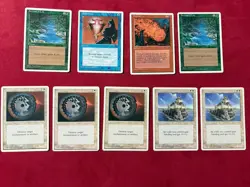 Fireball 9 Card Lot LP-HP - 4th Edition Magic The Gathering MTG Vintage 90’s - Image 1